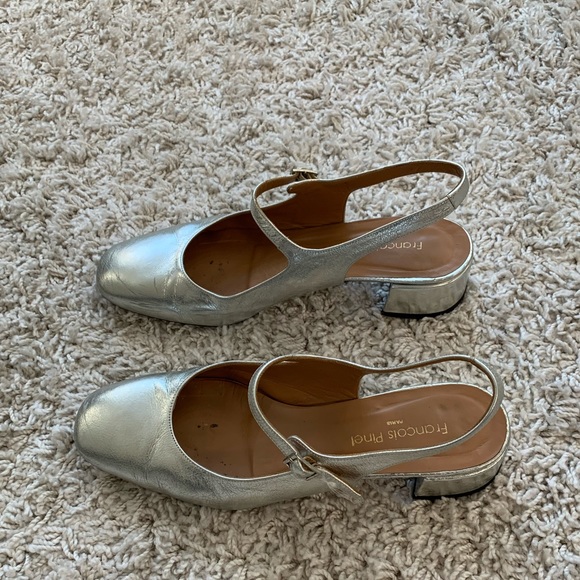 Francois Shoes Francois Silver Metallic